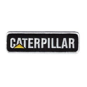 Caterpillar Trucks Black Yellow Logo Premium 4x1.5in Embroidered Iron-on Patch
